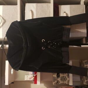 Juicy Couture Black Label Corset Hoodie, Medium